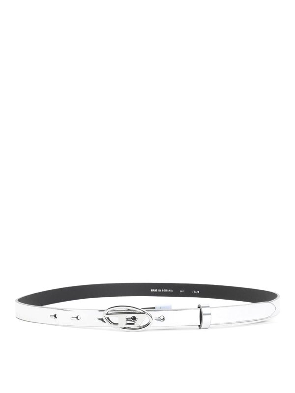 DIESEL: Ceintures - Ceinture - Argent