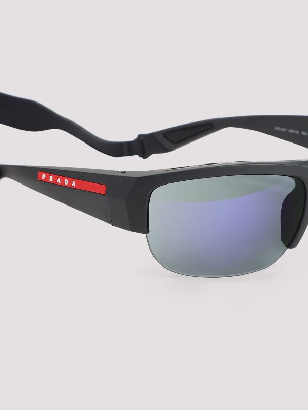 The Best Shops PRADA LINEA ROSSA: サングラス - サングラス - 黒