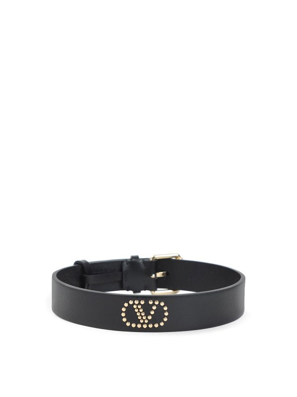 VALENTINO GARAVANI: Necklaces & Chokers - Leather Necklace