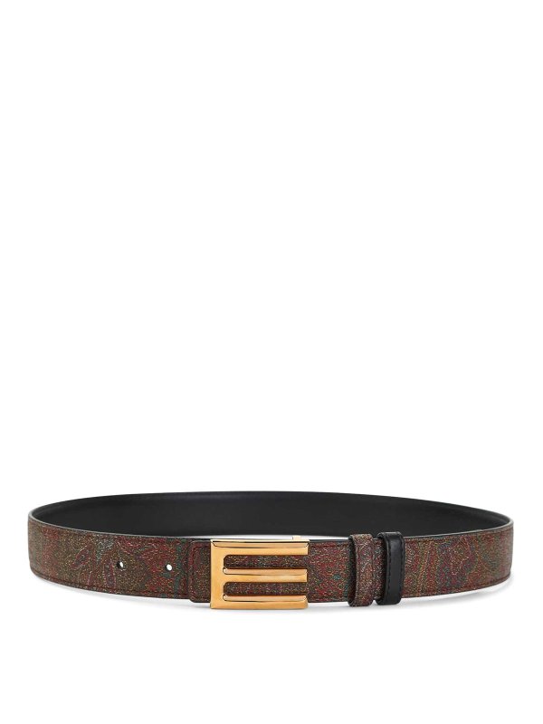 ETRO: belts - Belt Buckle logo
