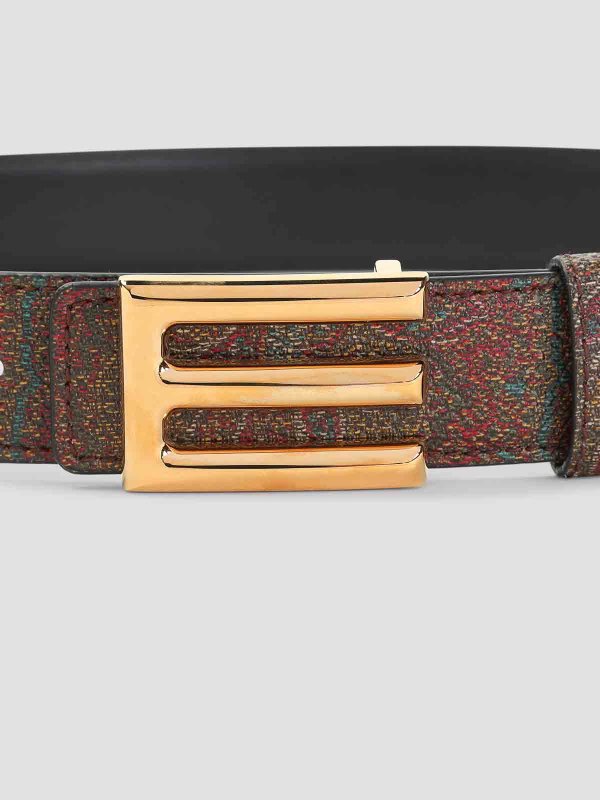 ETRO: belts online - Belt Buckle logo
