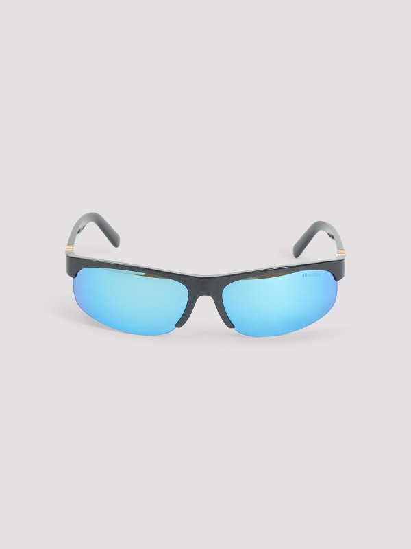MIU MIU: Gafas de sol online - Gafas De Sol - Azul Claro
