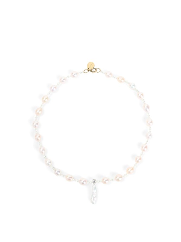SIMONE ROCHA: Collier - Colliers - Blanc