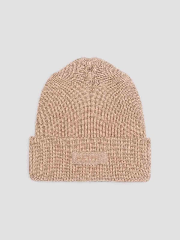 The Best Shops PATOU: beanies - Knitted Ribbed Beanie Hat