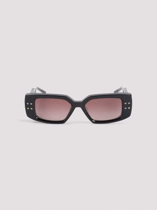 VALENTINO GARAVANI: Lunettes de soleil online - Lunettes De Soleil - Noir