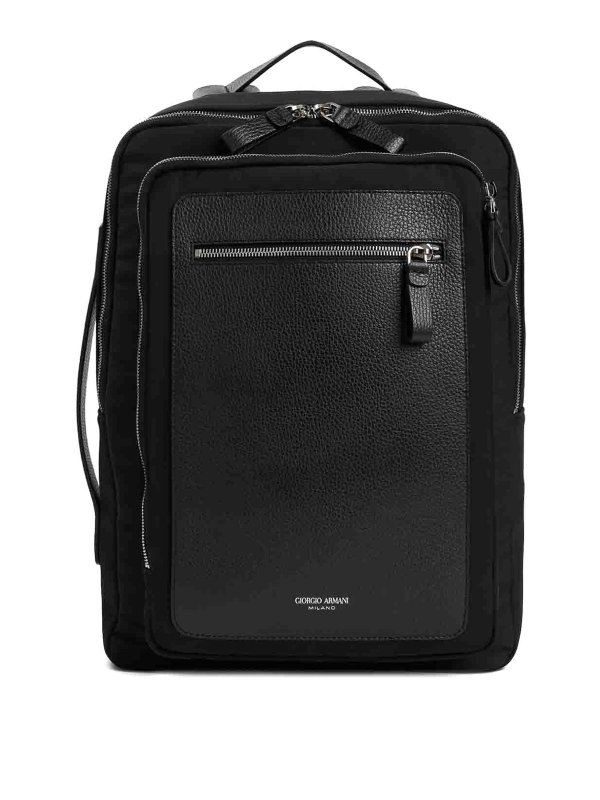 GIORGIO ARMANI: backpacks - Polyester Backpack