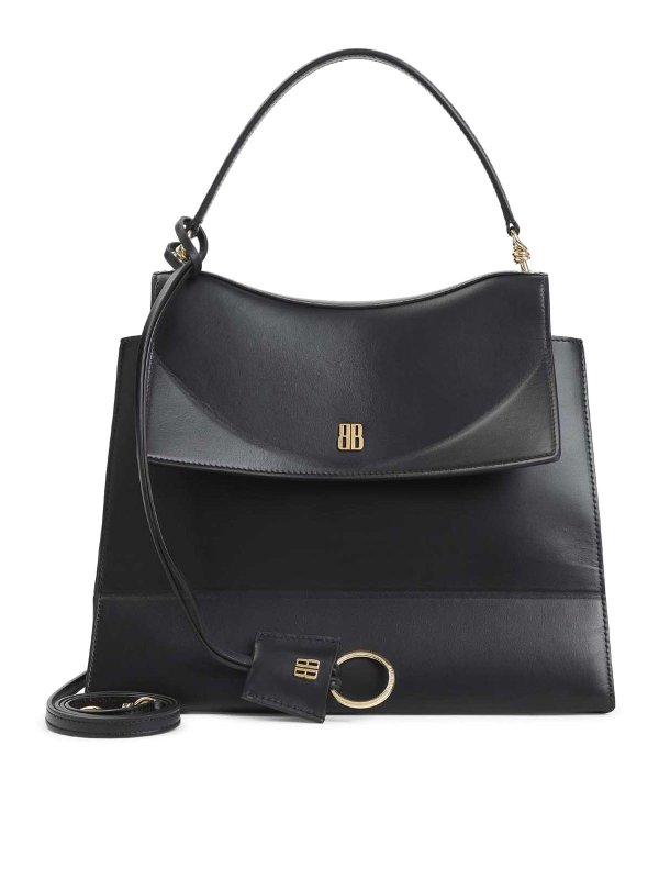 BALENCIAGA: クロスボディバッグ - クロスボディバッグ - 黒