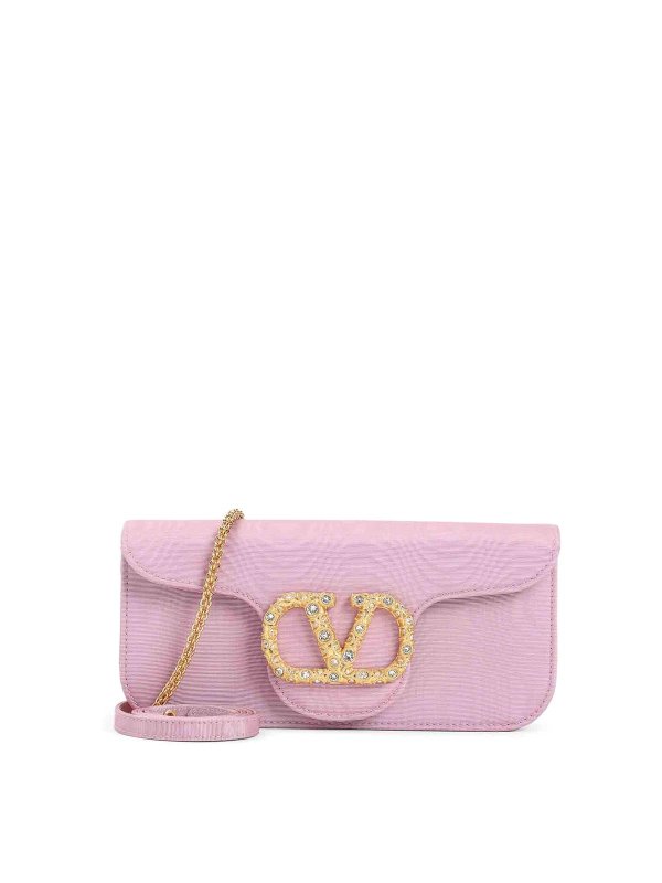 VALENTINO GARAVANI: Clutch - Pochette - Couleur Chair