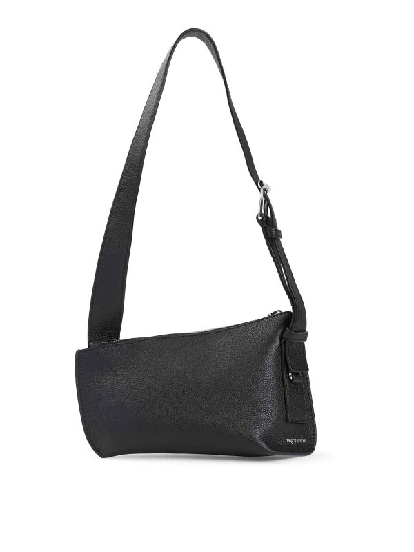 ALEXANDER MCQUEEN: クラッチバッグ - クラッチバッグ - 黒