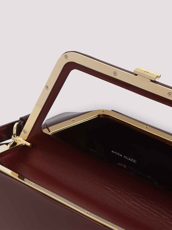 クロスボディバッグ - 金 shop online: AMINA MUADDI