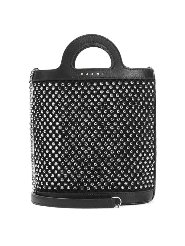 Marni: クロスボディバッグ - クロスボディバッグ - 黒