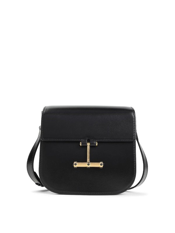 TOM FORD: クロスボディバッグ - クロスボディバッグ - 黒
