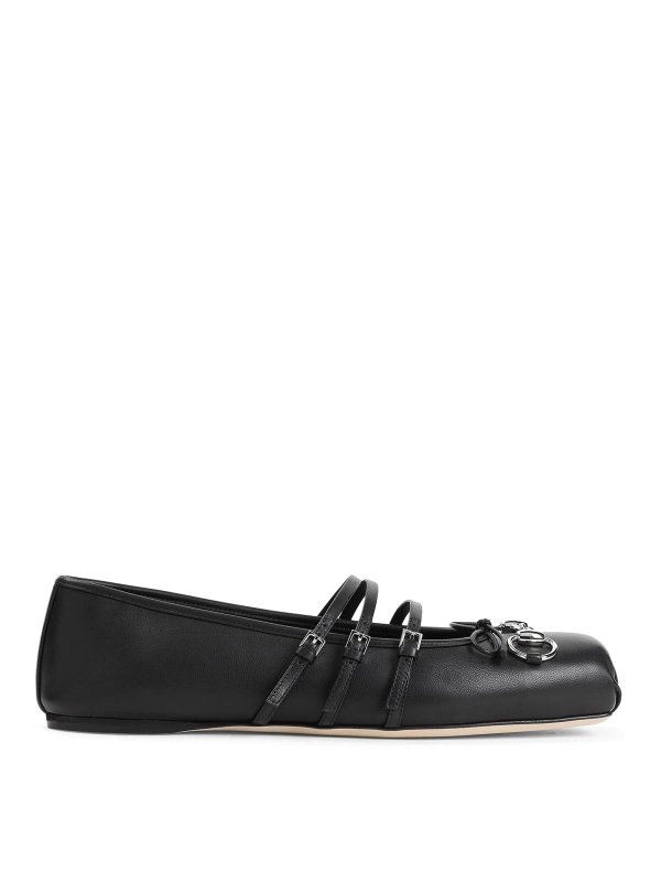GUCCI: flat shoes - Ballerina Gg