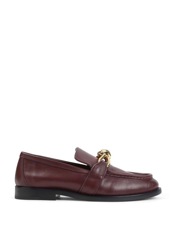 BOTTEGA VENETA: Loafers & Slippers - Astair Metallic Knot Loafer