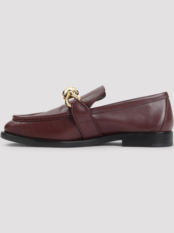 The Best Shops BOTTEGA VENETA: Loafers & Slippers - Astair Metallic Knot Loafer