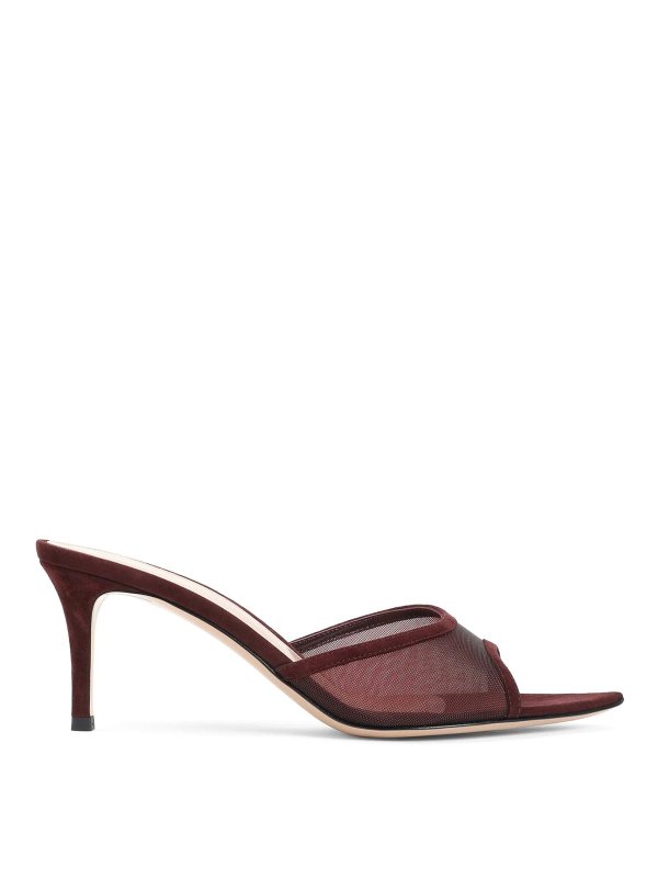 Gianvito Rossi: Zapatos chinelas - Chinelas - Rojo