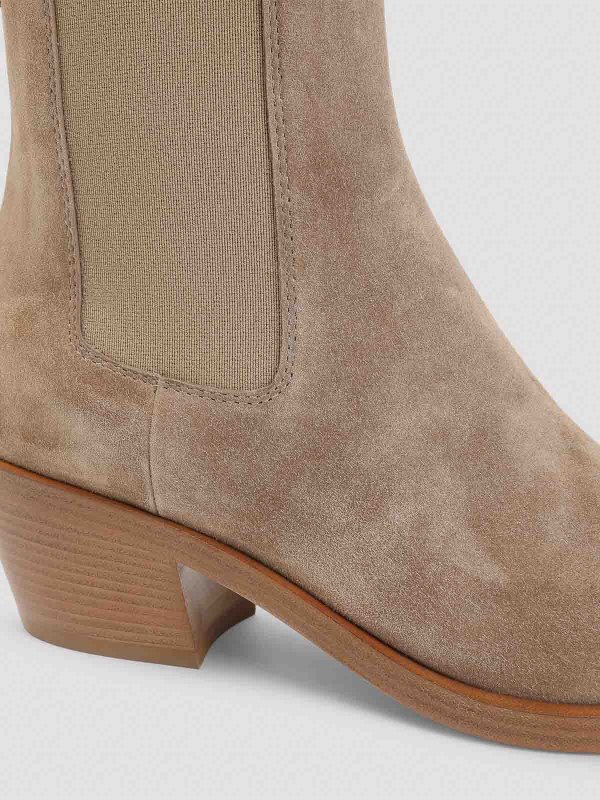 Suede Leather Ankle Boots shop online: Gianvito Rossi