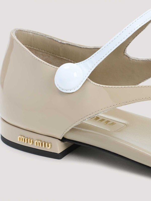 Calf Leather Sandals shop online: MIU MIU