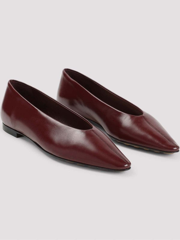 BOTTEGA VENETA: フラットシューズ online - フラットシューズ - 赤