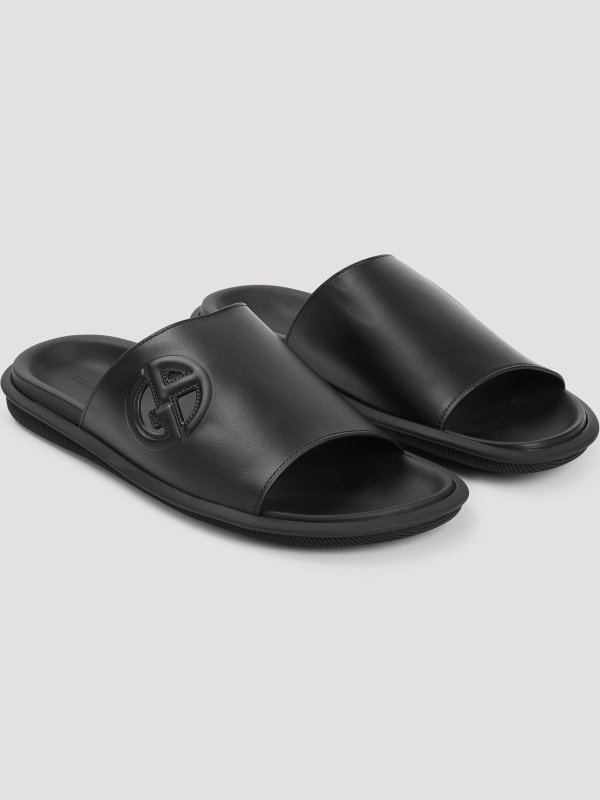 GIORGIO ARMANI: sandals online - Slide Sandals
