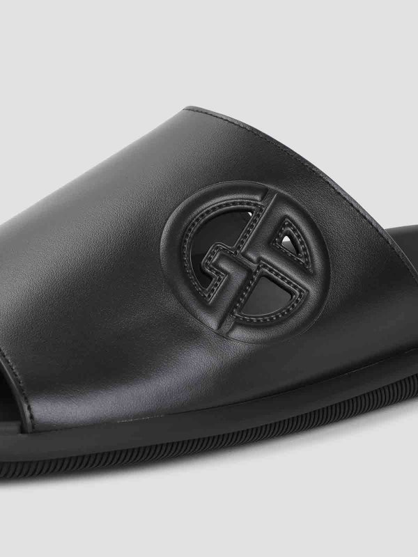 Slide Sandals shop online: GIORGIO ARMANI