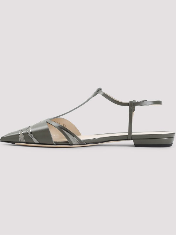 The Best Shops GIORGIO ARMANI: フラットシューズ - フラットシューズ - ダークグリーン