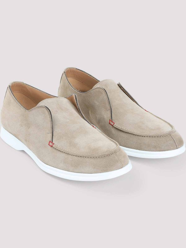 KITON: classic shoes online - Calf Leather Loafers