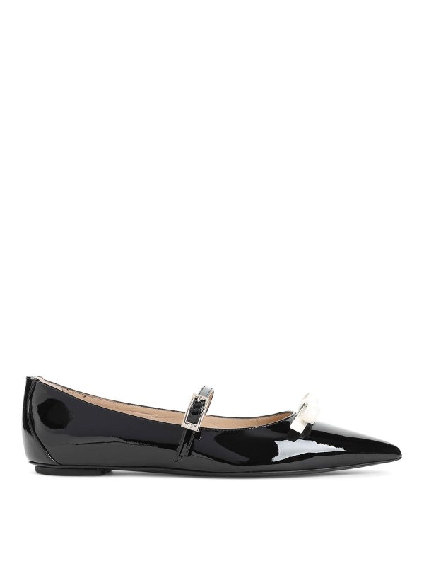 Stuart Weitzman: flat shoes - Felicity Bow Ballerinas