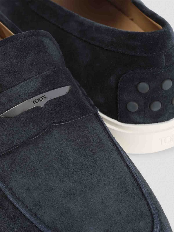 クラシックシューズ - ブルー shop online: TOD