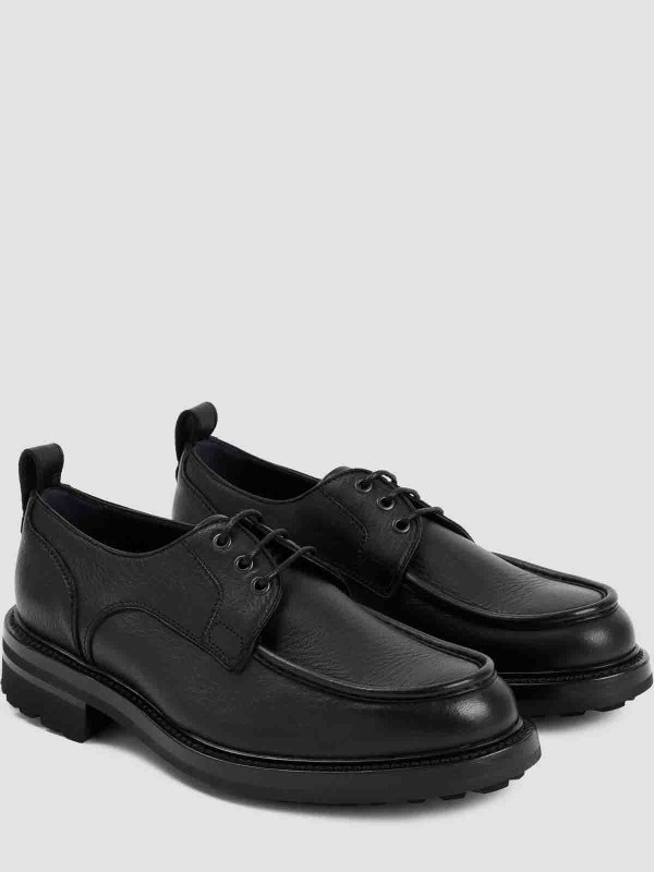 BRIONI: classic shoes online - Leather Derbies