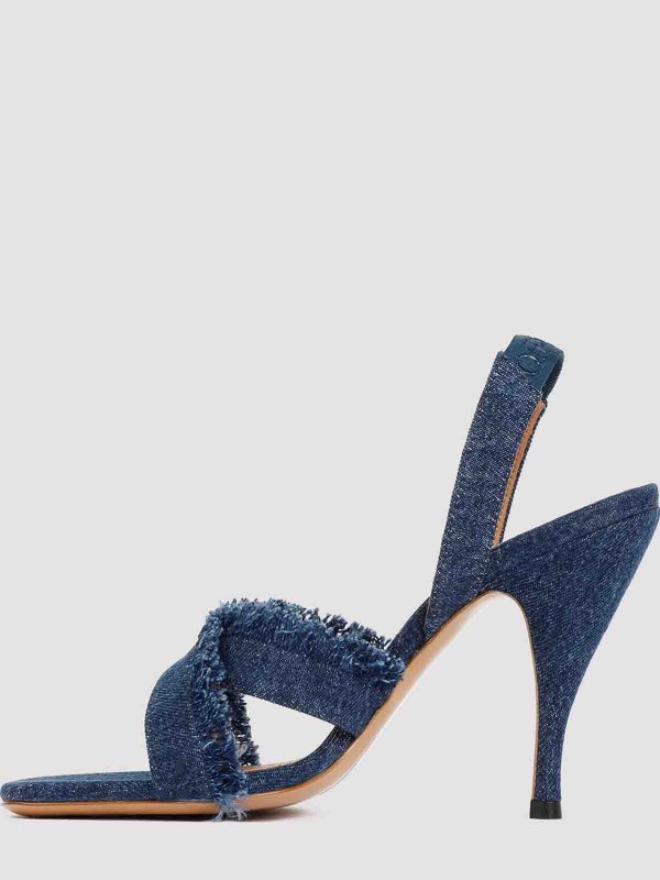 The Best Shops OFF-WHITE: サンダル - サンダル - ブルー