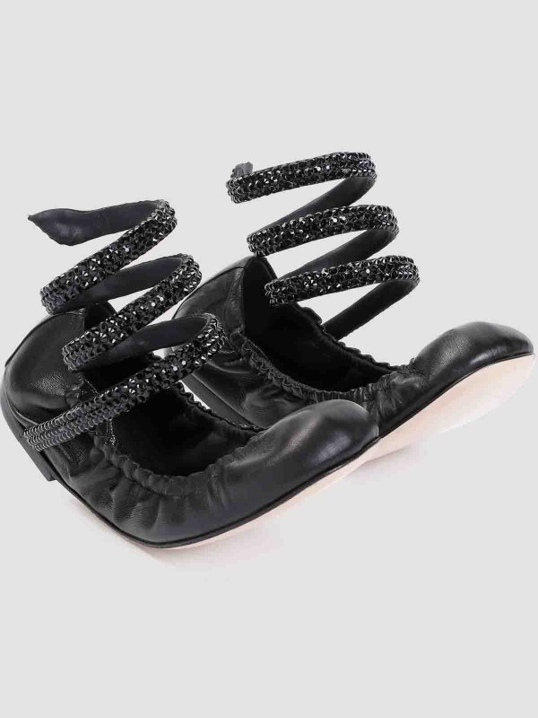 RENE CAOVILLA: フラットシューズ online - フラットシューズ - 黒