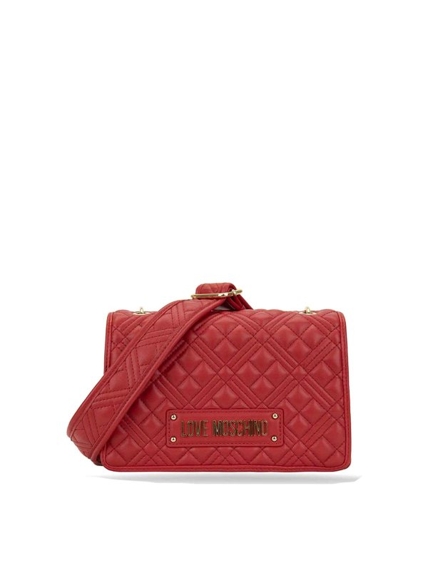 MOSCHINO: ショルダーバッグ - ショルダーバッグ - 赤