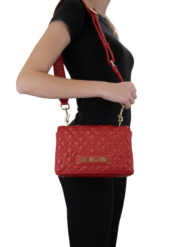 ショルダーバッグ - 赤 shop online: MOSCHINO