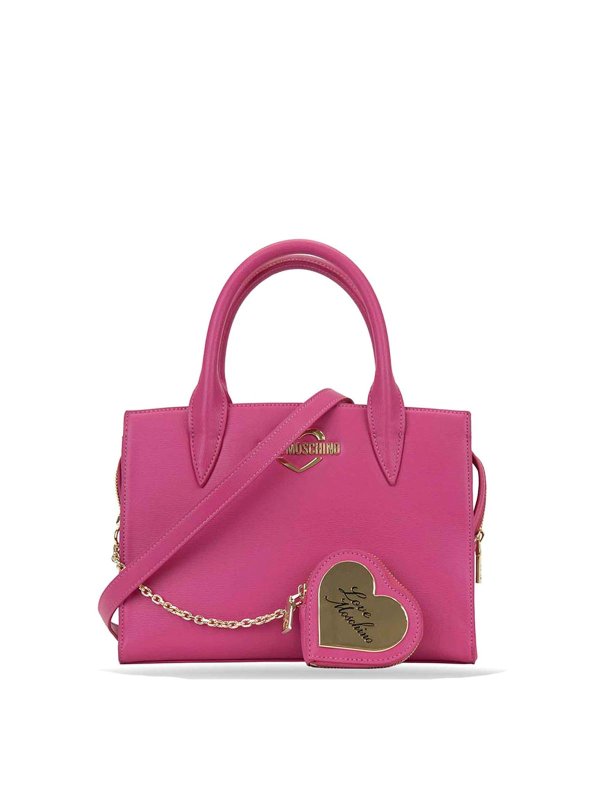 MOSCHINO: ショルダーバッグ - ショルダーバッグ - フクシア