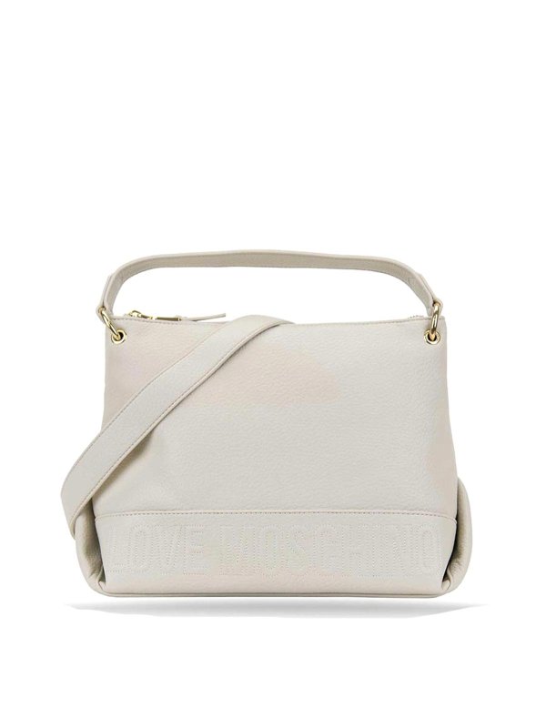 MOSCHINO: ショルダーバッグ - ショルダーバッグ - クリーム