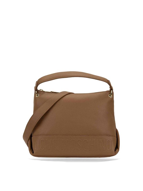 MOSCHINO: ショルダーバッグ - ショルダーバッグ - ブラウン