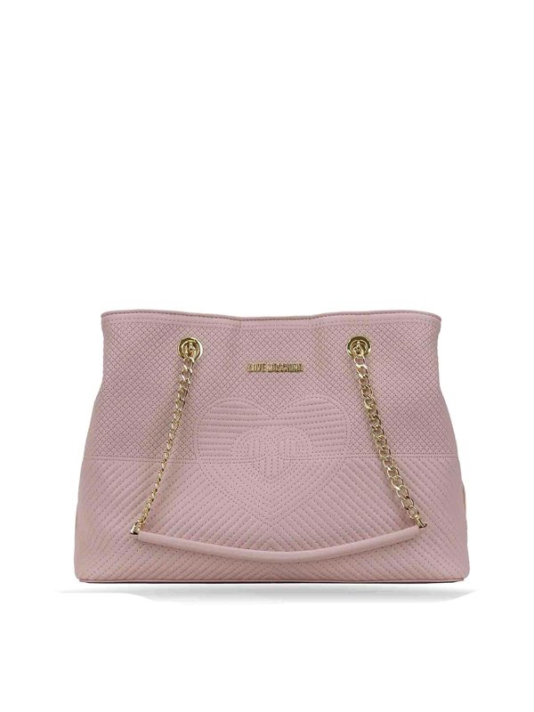 MOSCHINO: ショルダーバッグ - ショルダーバッグ - ピンク