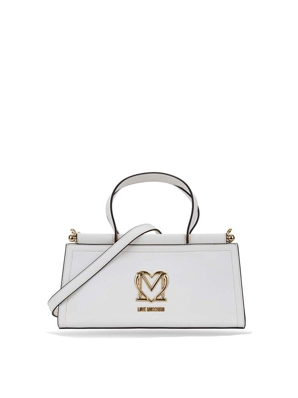 MOSCHINO: ショルダーバッグ - ショルダーバッグ - 白