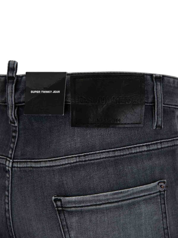 The Best Shops DSQUARED2: Jeans à jambe droite - Jean Droit - Gris