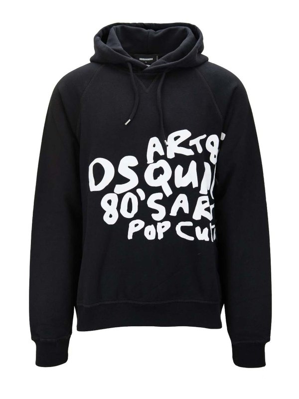 DSQUARED2: Sweatshirts & Pulls - Sweat-Shirts - Noir