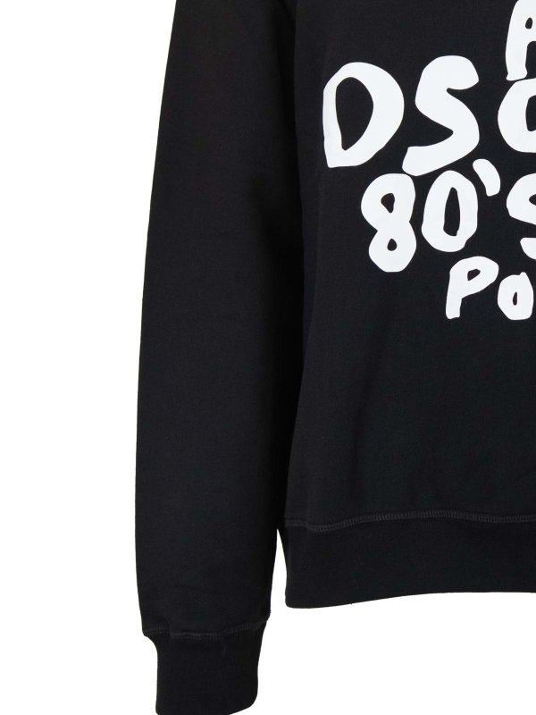 Sweat-Shirts - Noir shop online: DSQUARED2