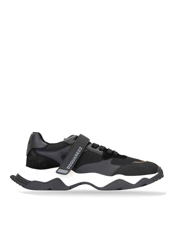 DSQUARED2: Chaussures de sport - Baskets - Noir