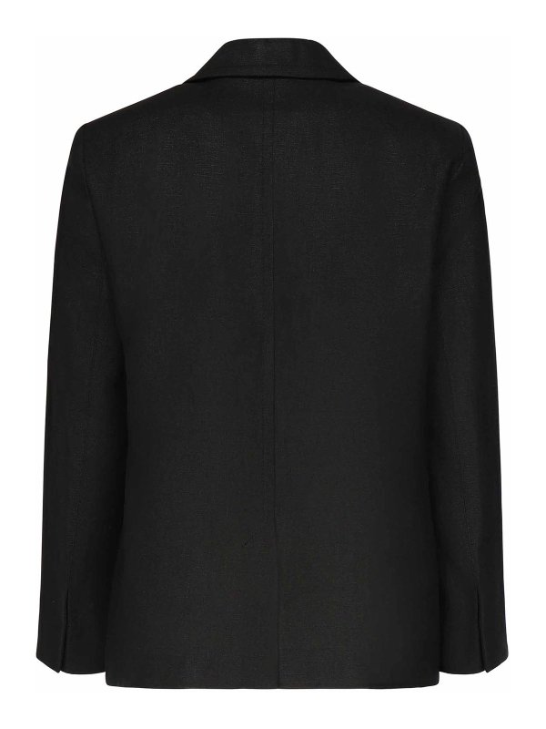 The Best Shops S MAX MARA: casual jackets - Arrigo Jacket In Heavy Linen Canvas