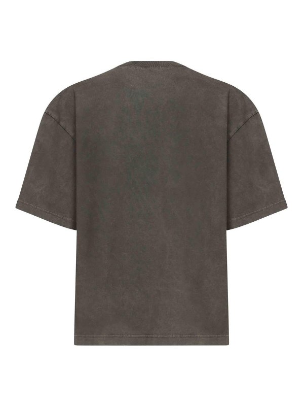 The Best Shops AXEL ARIGATO: t-shirts - T-Shirt With Washed-Effect Logo