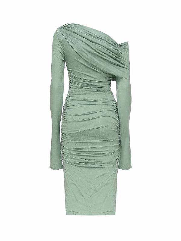 The Best Shops BLUMARINE: knee length dresses - Jersey Sabl Midi Dress