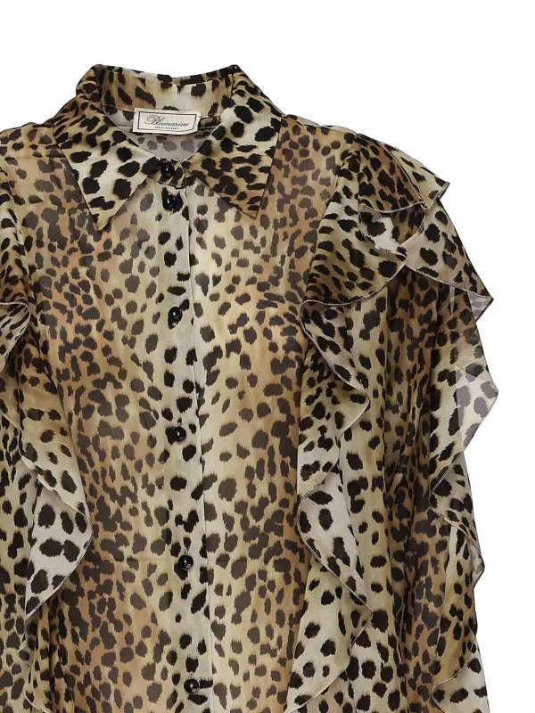 BLUMARINE: シャツ online - シャツ - ブラウン