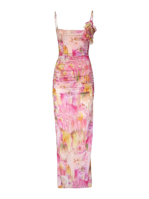 Blumarine Jersey Dress With Floreal Print|4A313AF1157FIORE