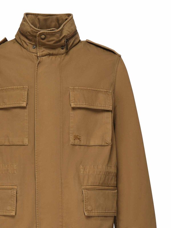 BURBERRY: casual jackets online - Cotton Twill Jacket