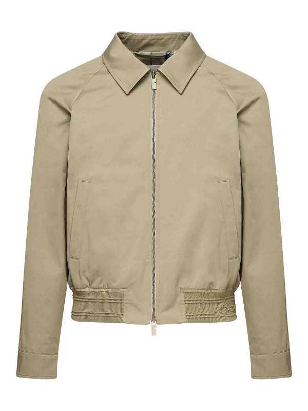 BURBERRY: casual jackets - Cotton Harrington Jacket